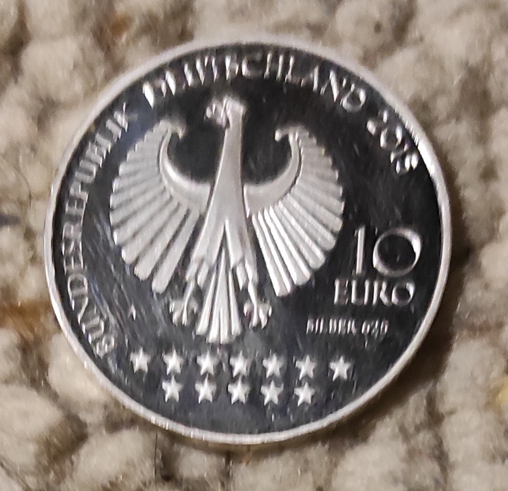  Deutschland 10 Euro 2015, SILBER, Otto von Bismarc   