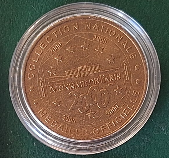  Frankreich Medaille Monnaie de Paris unedel   