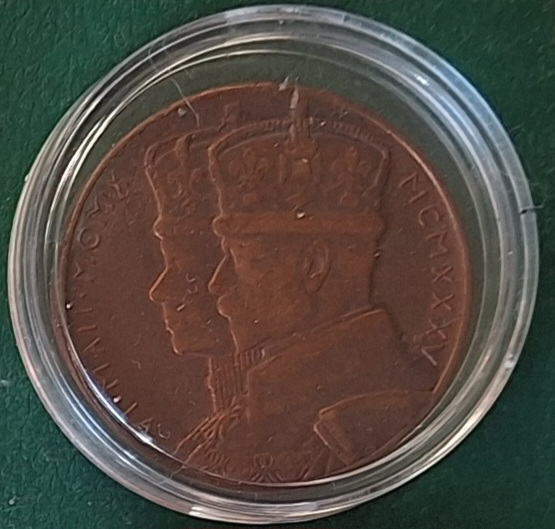  Südafrika Commonwealth 1935 silbernes Thronjubiläum Medaille der Münze Pretoria   
