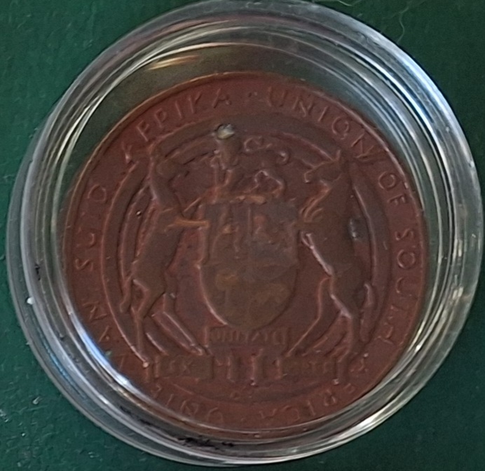  Südafrika Commonwealth 1935 silbernes Thronjubiläum Medaille der Münze Pretoria   