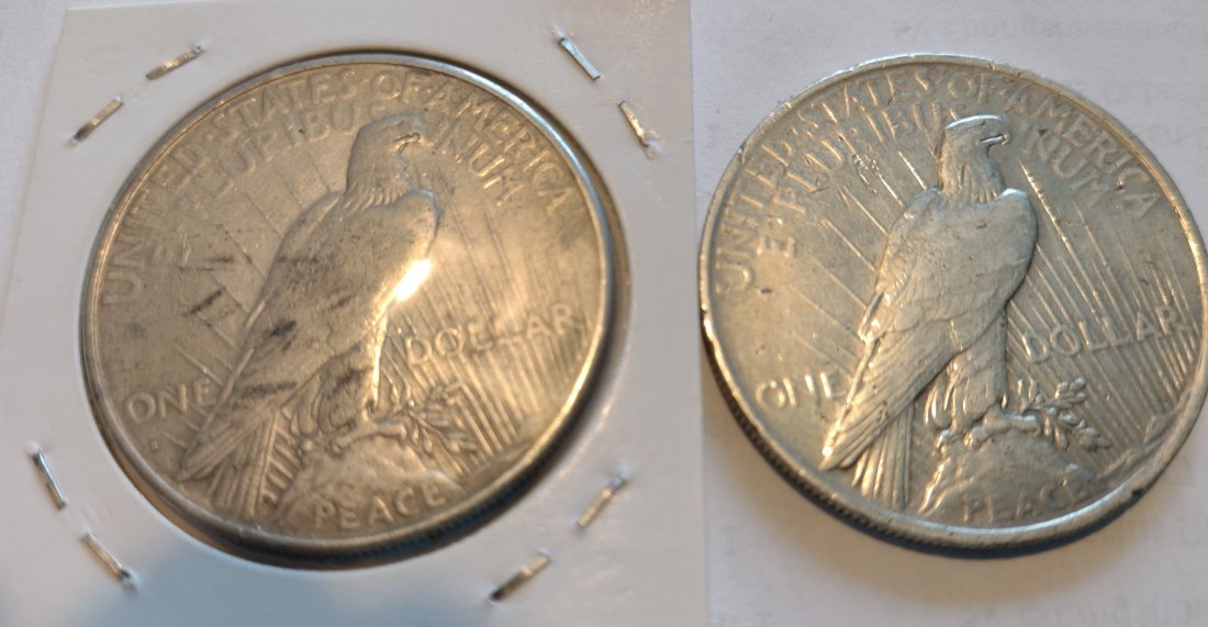  USA, Peace Dollar, 1x1926 + 1x1923   