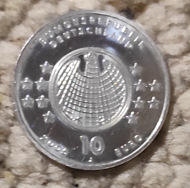  Deutschland 10 Eiro 2005, SILBER, 100 Jahre Relativitätstheorie von Albert Einstein   