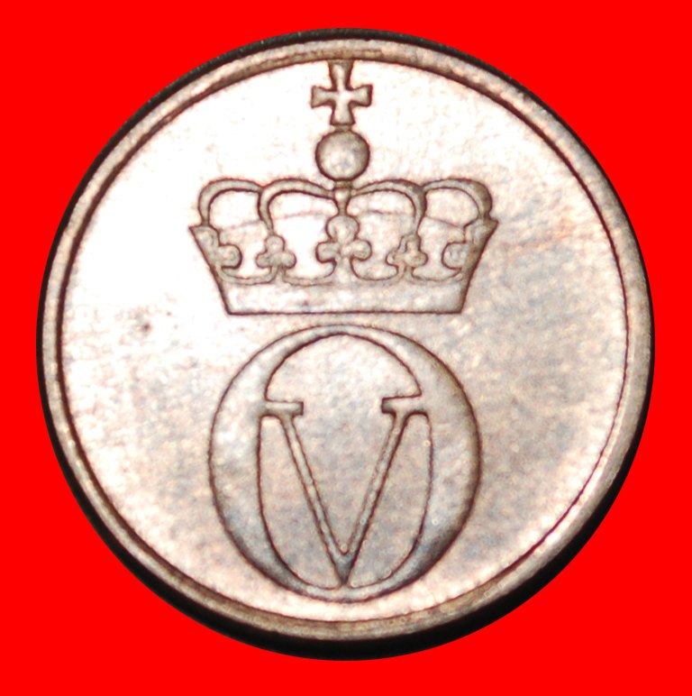  Ⰺ SQUIRREL (1958-1972): NORWAY ★ 1 ORE 1970! OLAV V (1957-1991) ★LOW START ★ NO RESERVE!   