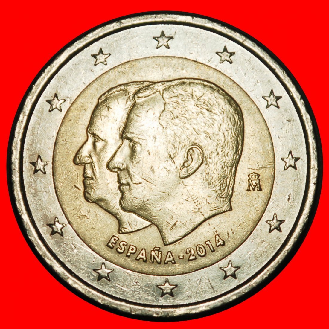  Ⰺ JUAN CARLOS I (1975-2014): SPANIEN ★2 EURO 2014 BEITRITT VON DON PHILIPP IV.! I r1★OHNE VORBEHALT!   