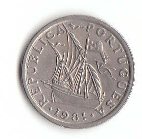  2,5 Escudo Portugal 1981 ( F313)b.   