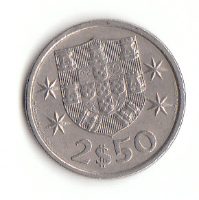  2,5 Escudo Portugal 1981 ( F313)b.   