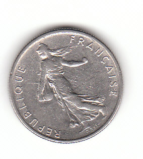  Frankreich 1/2 Franc 1969  (F317)b.   