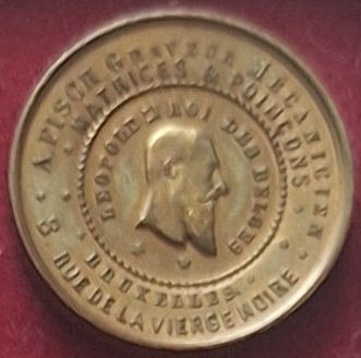  Belgien 1885 Gedenkmedaille   