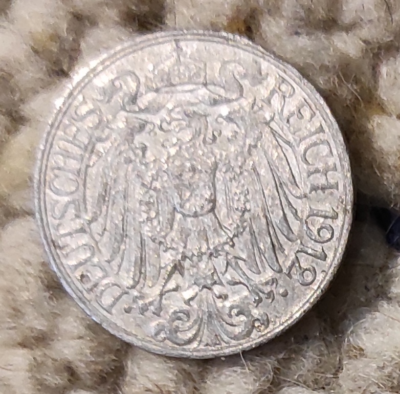  Deutschland 25 Pfennig 1919   