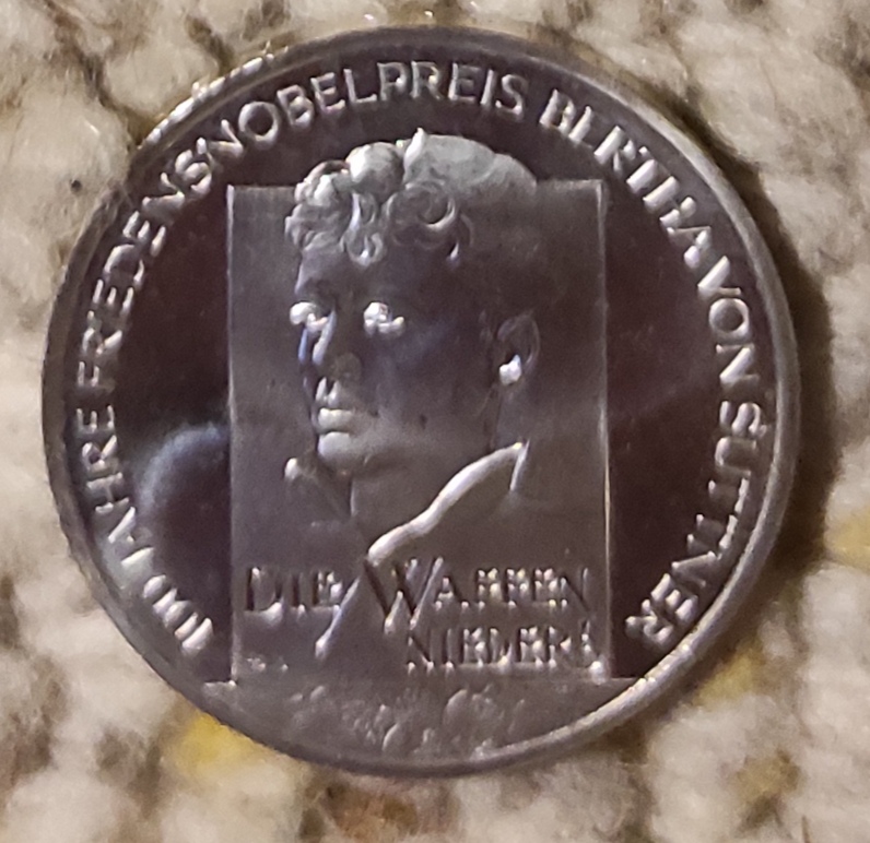  Deutschland 10 Eiro 2005, SILBER,100 Jahre Friedensnobelpreis für Bertha von Suttner   