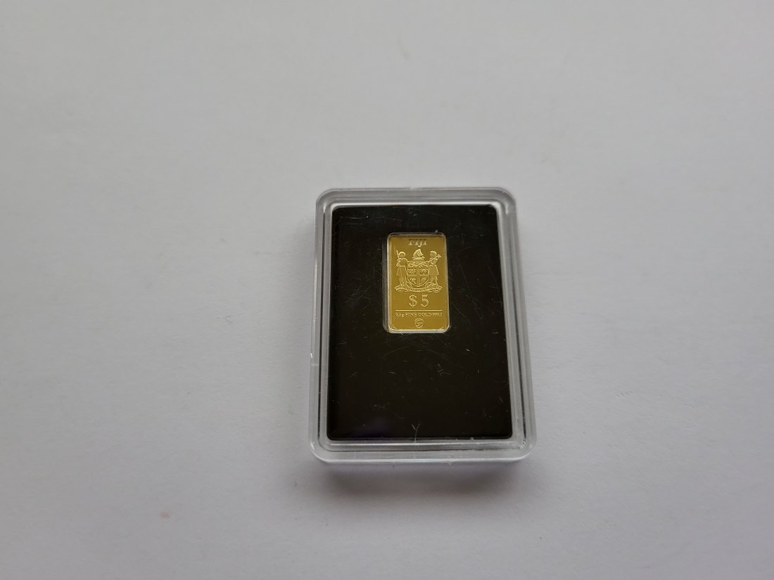  5 Dollar 2017 Goldbarren St. Stephans Cathedral 0,5g 999.9 Fiji Fidschi Spittalgold9800 (3460   