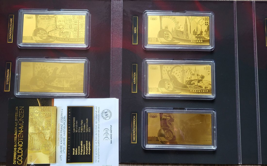  Goldnoten Münzen 2023 10 Stk 0,5g 999 Salomon Inseln Spittalgold9800 (3460   