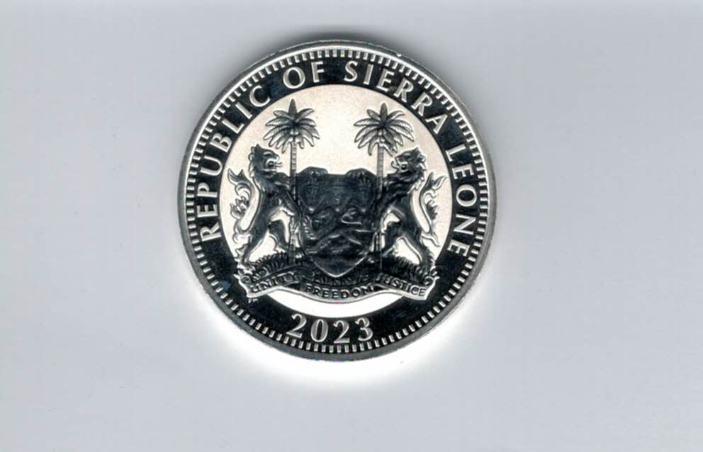  1 Dollar 2023 Buffalo Big five 1 Oz Unze Silbermünze 999 Sierra Leone Spittalgold9800 (5455   