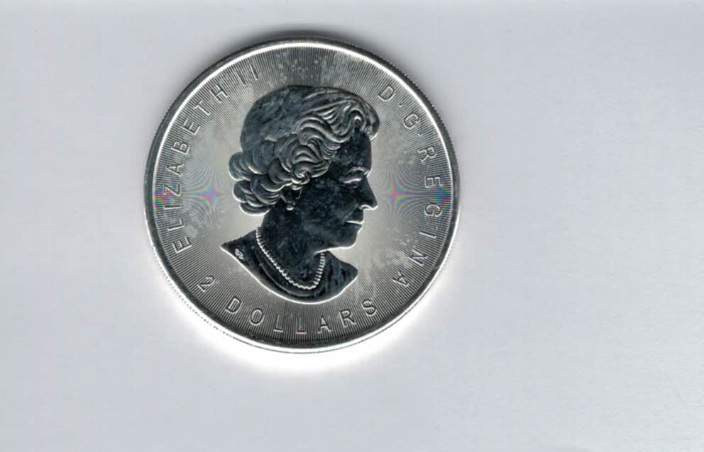 2 Dollars 2017 Wolf 3/4 Oz Unze Silbermünze 9999 Canada Kanada Spittalgold9800 (5111   