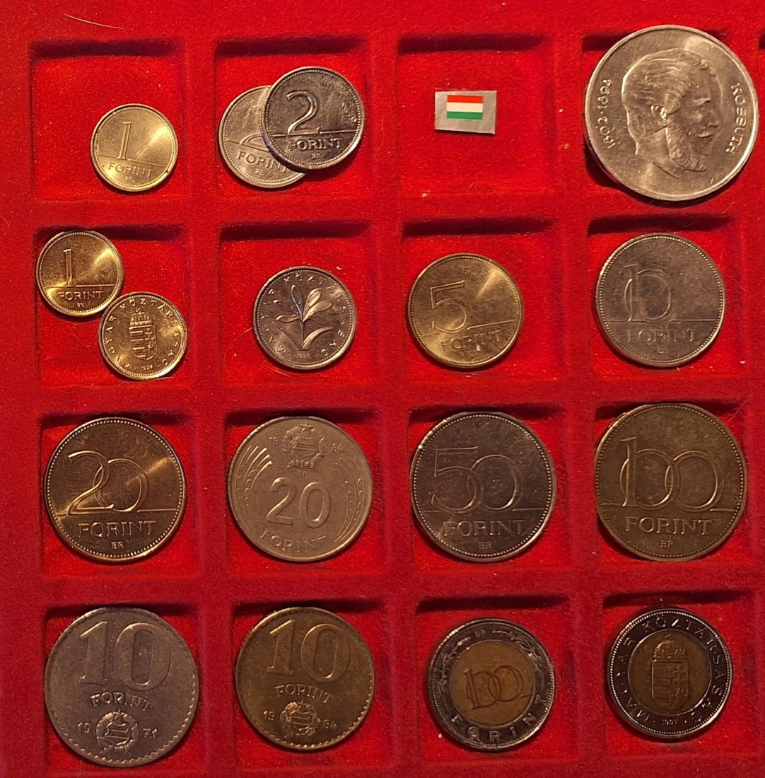  Ungarn, 1 bis 100 Forint 1947 bis 1997   