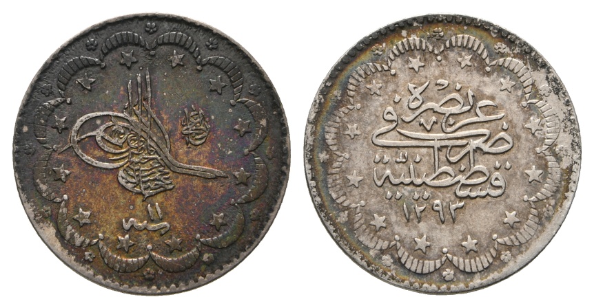  Türkei - Osmanisches Reich; 5 Kurush   