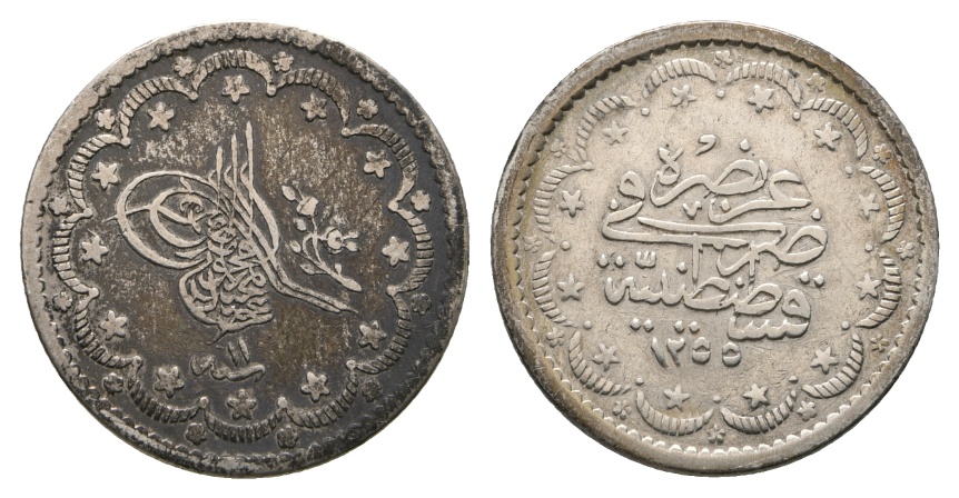  Türkei - Osmanisches Reich; Silbermünze   