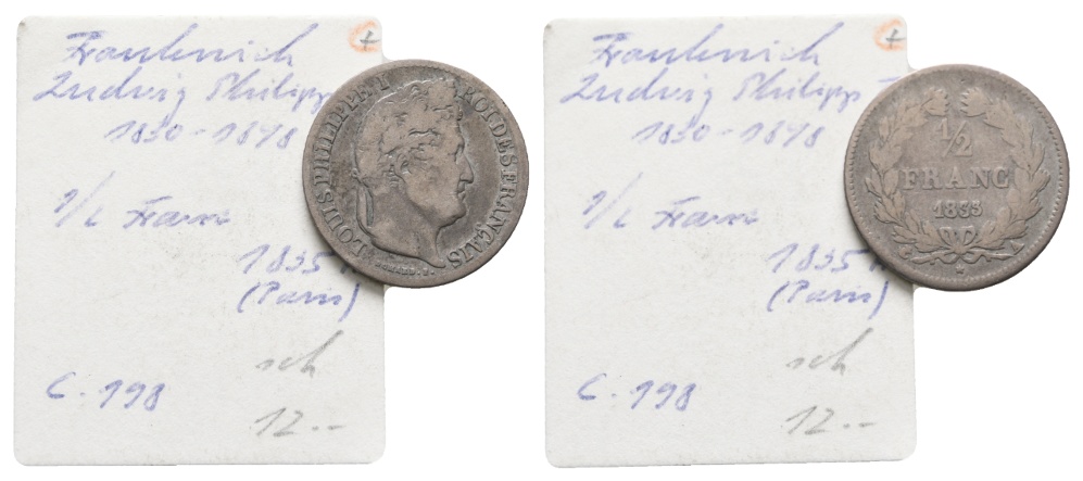  Frankreich, Kleinmünze 1833   