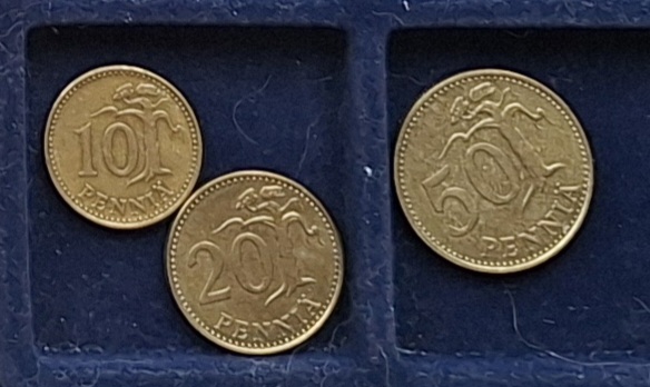  Finnland 10, 20, 50 Penniä   