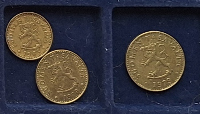  Finnland 10, 20, 50 Penniä   