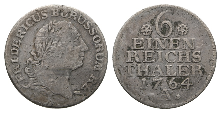  Altdeutschland; Kleinmünze 1764   