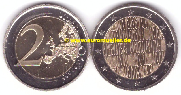 Kroatien ...2 Euro Gedenkmünze 2026...Radio   