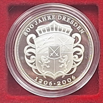  Medaille Deutschland 2006 800 Jahre Dresden Silber   