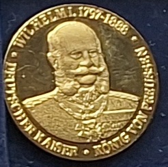  Medaille 1888 WILHELM I DEUTSCHER KAISER KÖNIG V. PREUSSEN DREIKAISERJAHR   