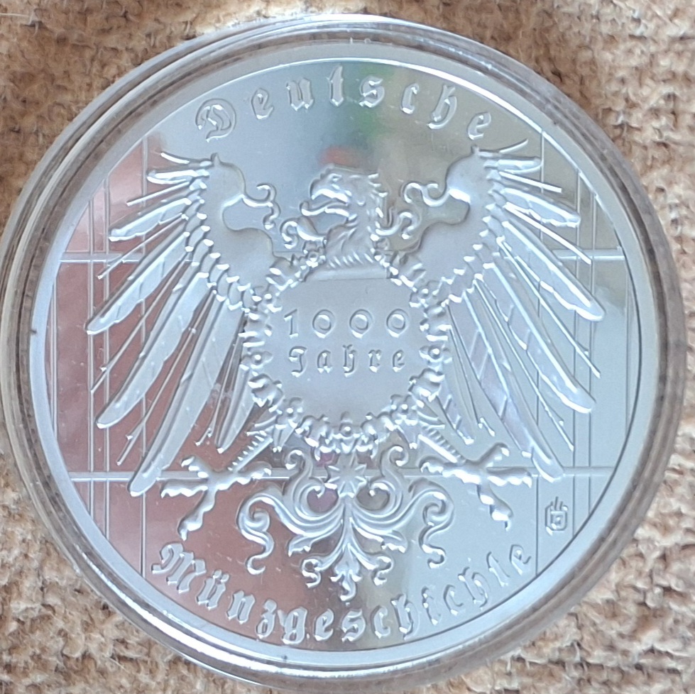  Gigant-Medaille 2013 1000 Jahre Deutsche Münzgeschichte ex.9.999   
