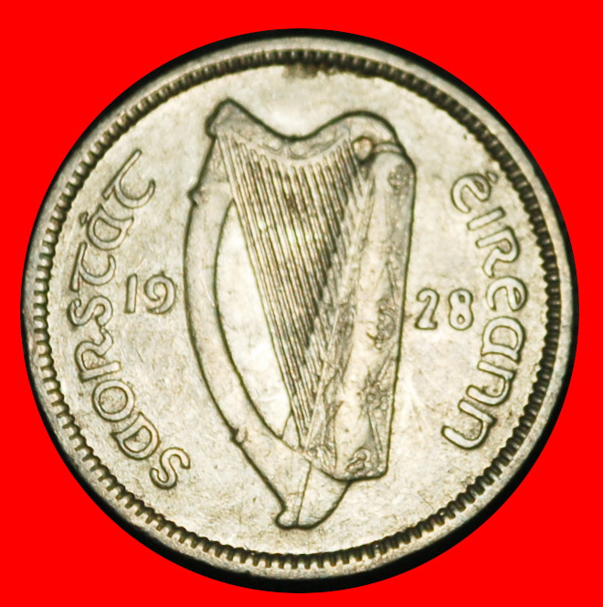  Ⰺ GREAT BRITAIN (1928-1935): IRELAND ★ 3 PENCE 1928 HARE! DISCOVERY COIN!★LOW START ★ NO RESERVE!   