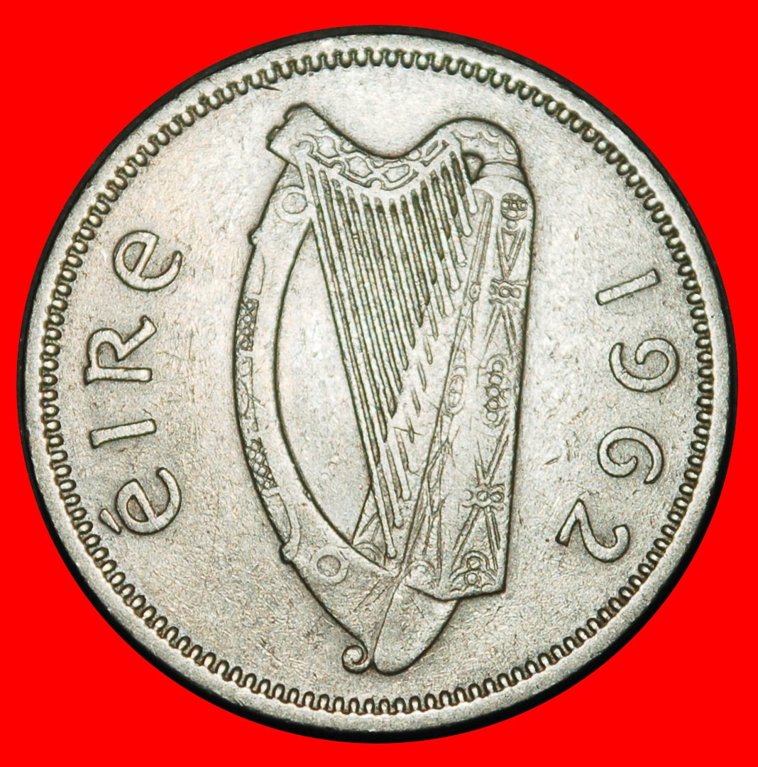  Ⰺ GREAT BRITAIN (1928-1968) NOT SILVER: IRELAND ★ 1 SHILLING 1962 BULL! II B★LOW START ★ NO RESERVE!   