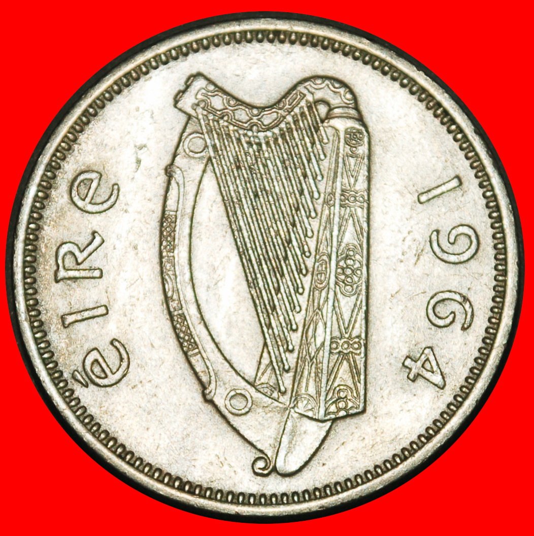  Ⰺ GREAT BRITAIN (1928-1968) NOT SILVER: IRELAND ★ 1 SHILLING 1964 BULL! II B★LOW START ★ NO RESERVE!   