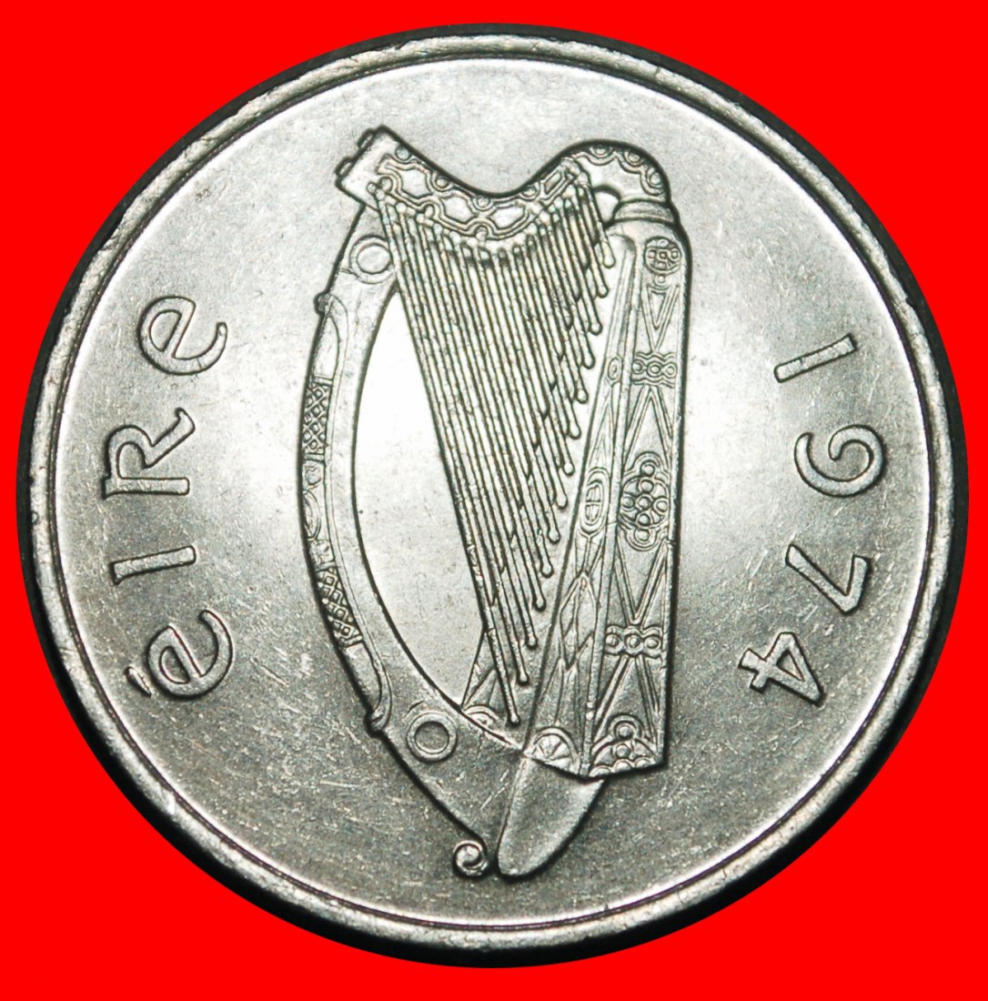  Ⰺ GREAT BRITAIN (1969-1986): IRELAND ★ 10 PENCE 1974 SALMON FISH!★LOW START ★ NO RESERVE!   