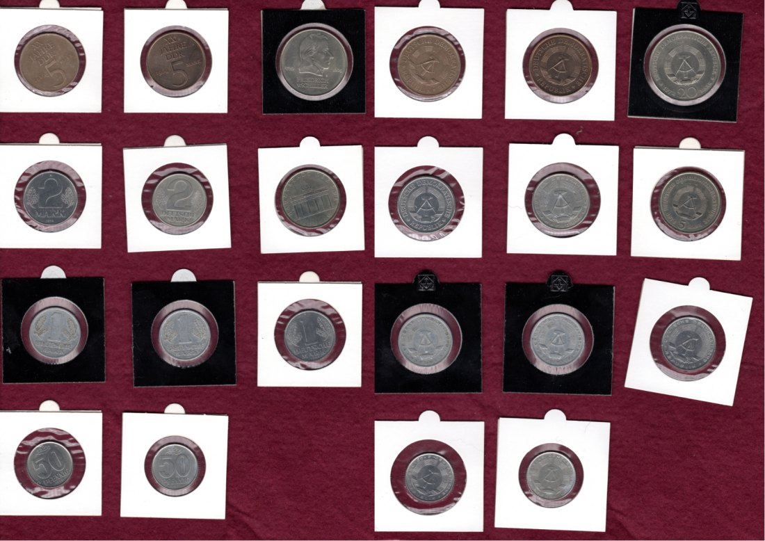  Münzsammlung DDR   
