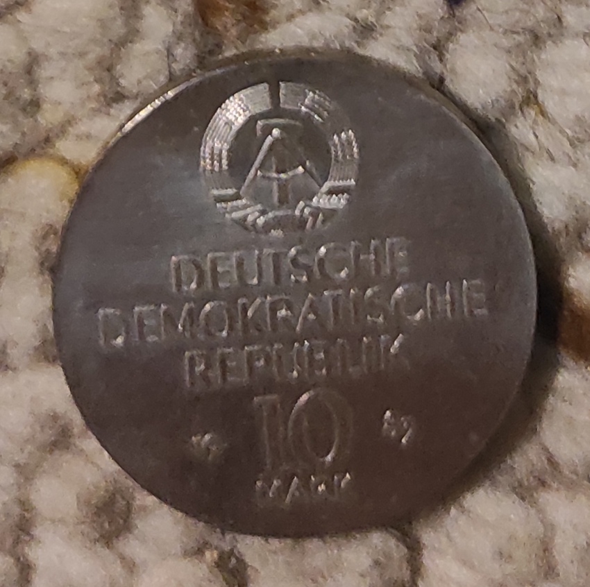  Deutschland 10 Euro 1983, SILBER, 100. Todestag von Richard Wagner   