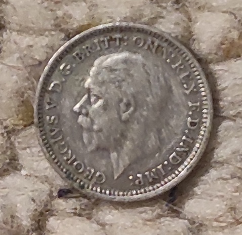  Großbritannien 3 Pence 1932, SILBER,George V.   