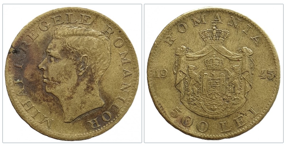 Rumänien  500 Lei 1945   