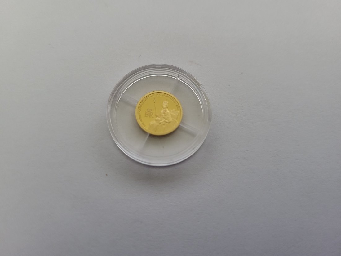  10 Francs 2022 Queen Elisabeth II. Goldmünze 0,5g 999.9 Kongo Spittalgold9800 (5525   