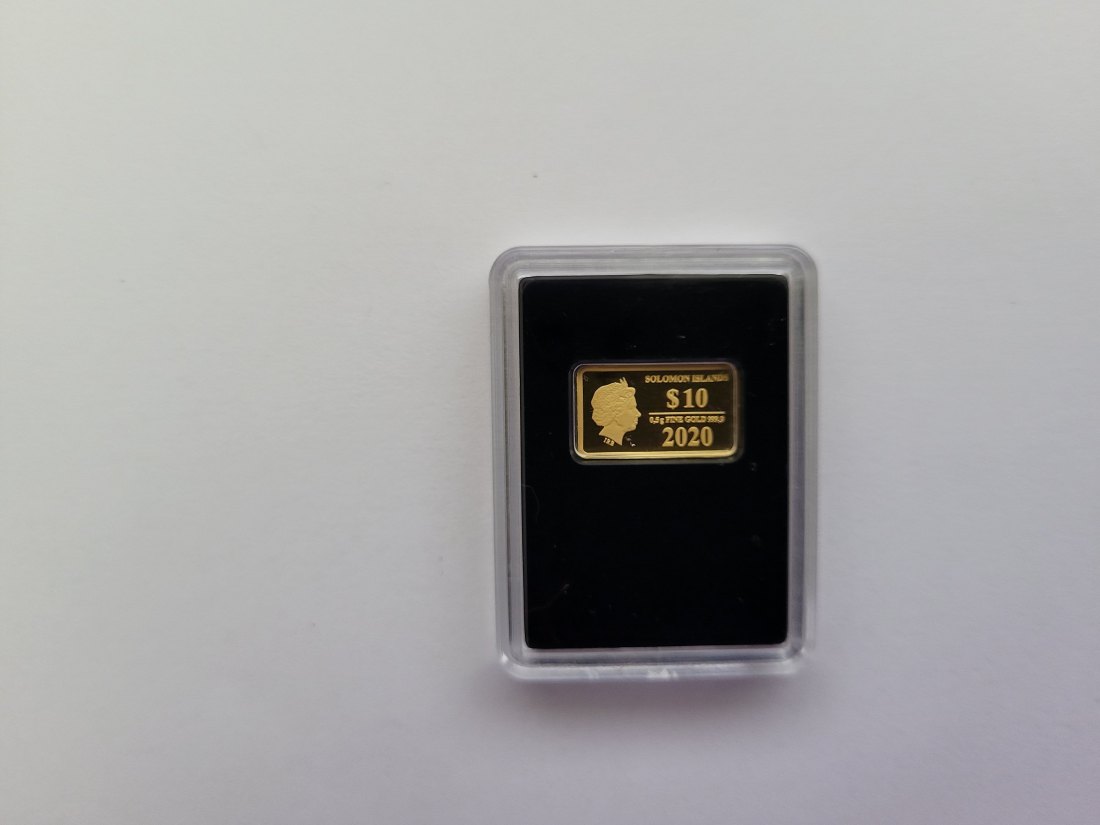  10 Dollar 2020 Waage Goldbarren 0,5g 999,9 Solomon Island Salomonen Spittalgold9800 (3460   
