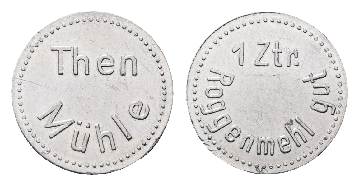  Bayern; Burglauer; Then Mühle; 1 Ztr. Roggenmehl gut;  Menzel -   