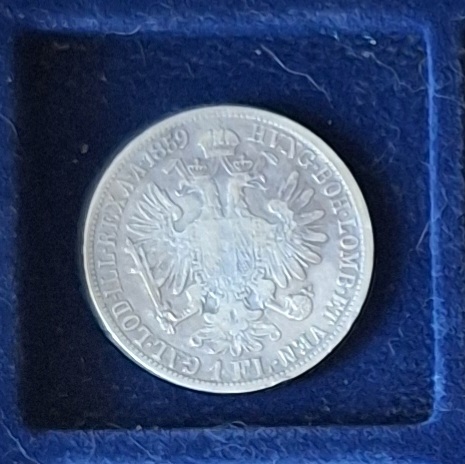  Österreich Florin 1859 A Franz Joseph I Silber   