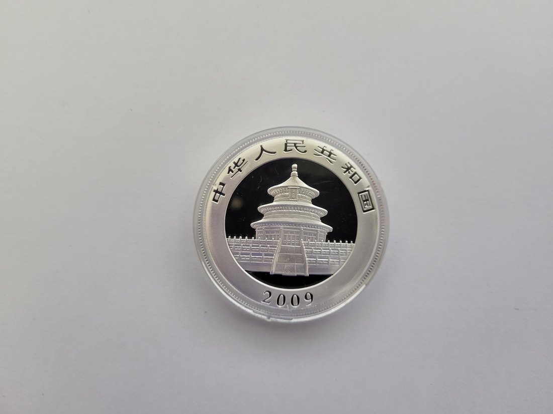  10 Yuan 2009 Panda Silbermünze 1 OZ 999 China Spittalgold9800 (5455   