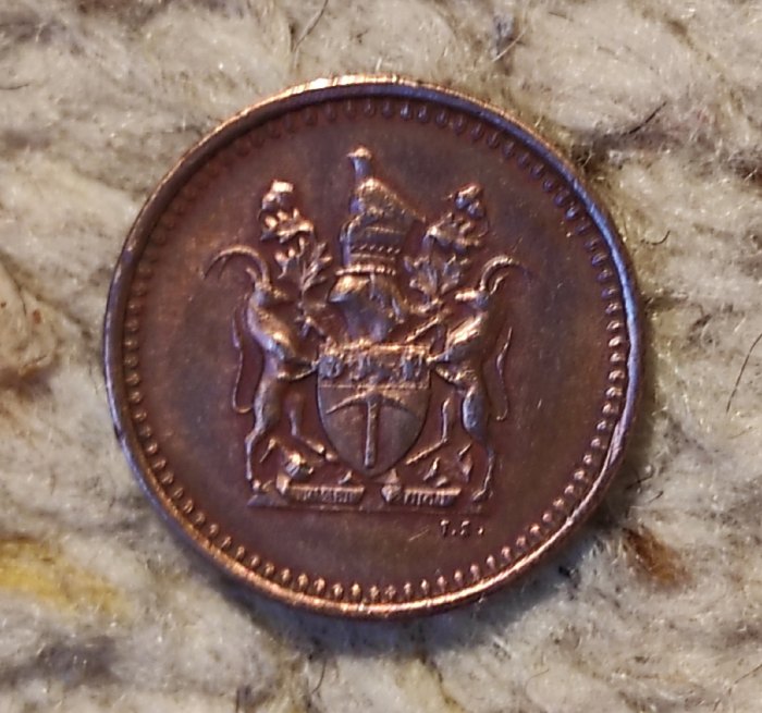  Rhodesien 1 Cent 1970   