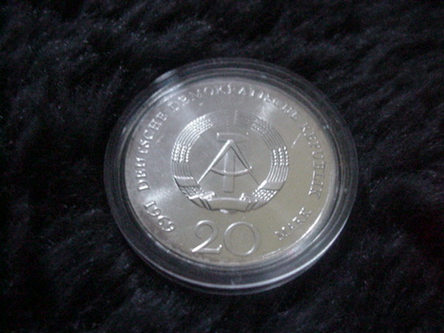  DDR Zum 200.Geburtstag v.Johann Wolfgang Goethe 1969 Silber   
