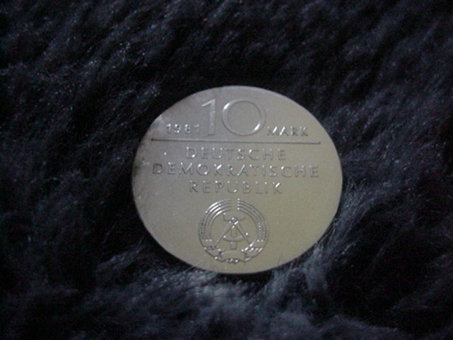  DDR Zum 150 Todestag Georg Friedr.Hegel 1981 Silber   