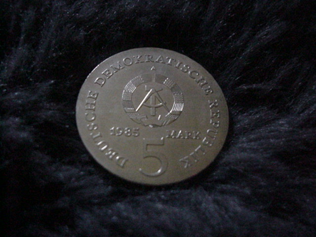  DDR 5 Mark Zum 225.Todestag Caroline Neuber 1985   
