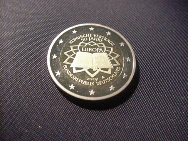  BRD 2 Euro Römische Verträge 2007   