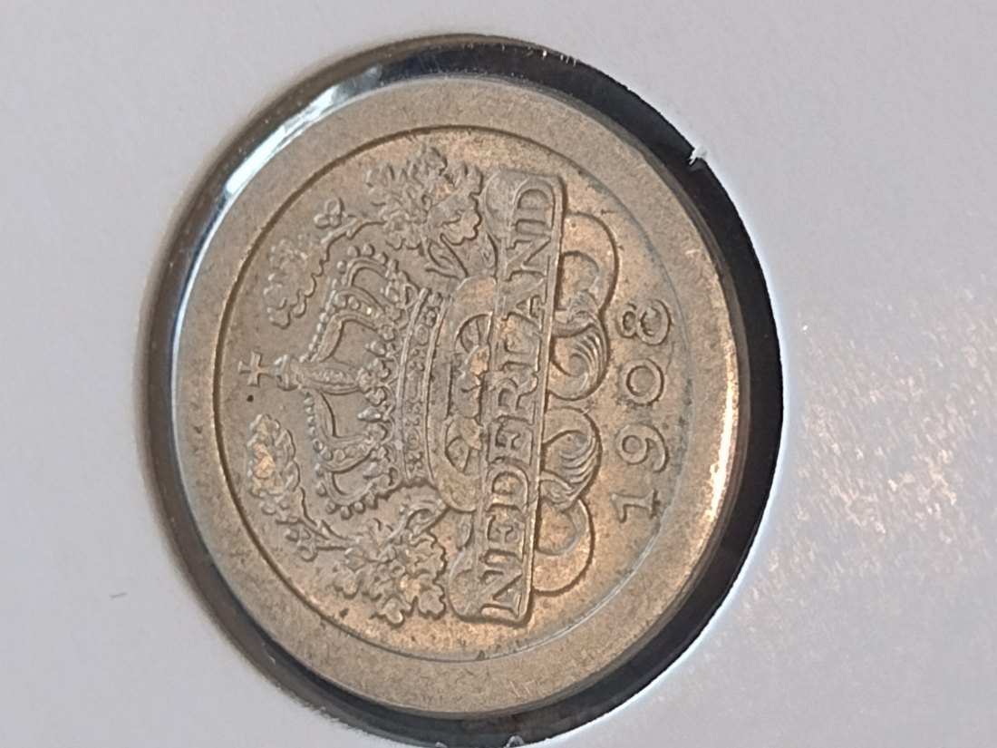  Niederlande 5 Cent 1908, KM 137   