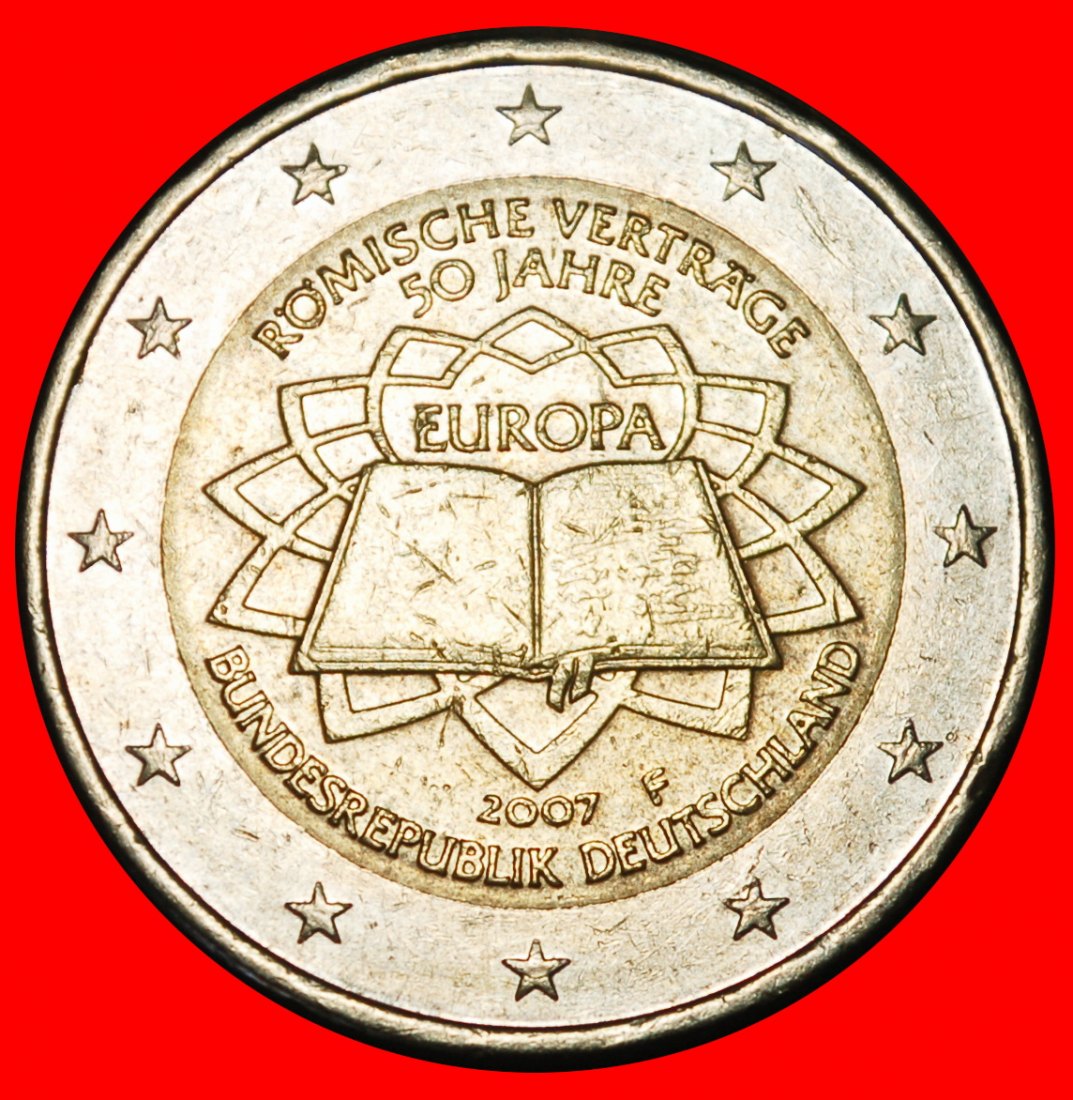 Ⰺ BOOK 1957 AUSTRIA:GERMANY★2 EUROS 2007F BADEN-WUERTTEMBERG! NON-PHALLIC ★LOW START ★ NO RESERVE!