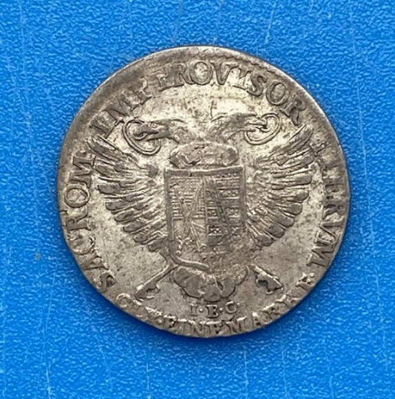  Sachsen Friedrich August III. Vikariat 2/3 Thaler 1792 IEC Doppeladler   